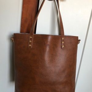 By Tavi Vegan Leather Crossbody Tote